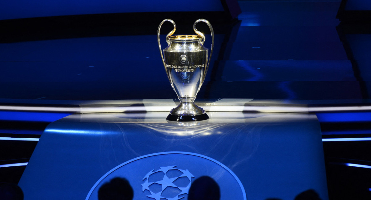 Sorteo de grupos de la Champions League 2023/24. Foto: REUTERS.