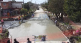 Pavimentación en San Jorge. Foto: Captura de pantalla.