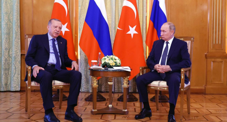 Erdogan y Putin, Rusia y Turquía. Foto: EFE