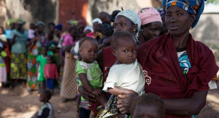 Crisis alimentaria en las infancias de Mali. Foto: Unicef.