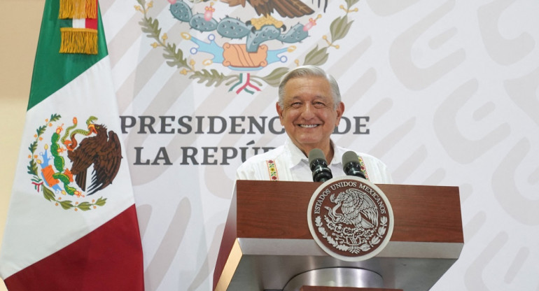 Manuel López Obrador en Campeche, México. Foto: Reuters.