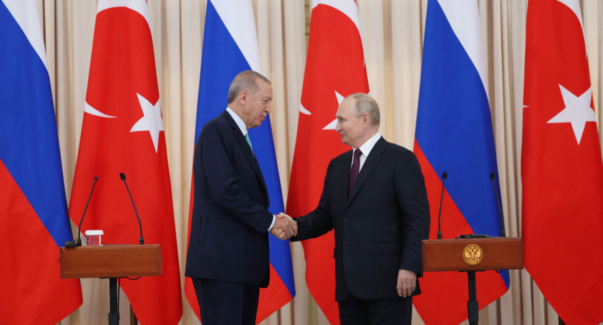 Erdogan y Putin. Foto: Reuters.