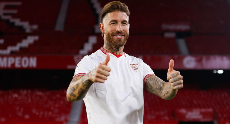 Sergio Ramos será cuestionado por los ultras de Sevilla. Foto: Instagram @sergioramos.