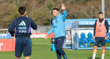 Entrenamiento de la Selección Argentina, Lionel Scaloni. Foto: NA.