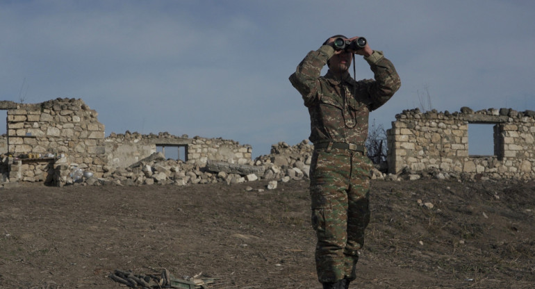 Soldado de Armenia. Foto: Reuters.