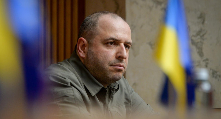 Rustem Umérov, ministro de Defensa de Ucrania. Foto: EFE.
