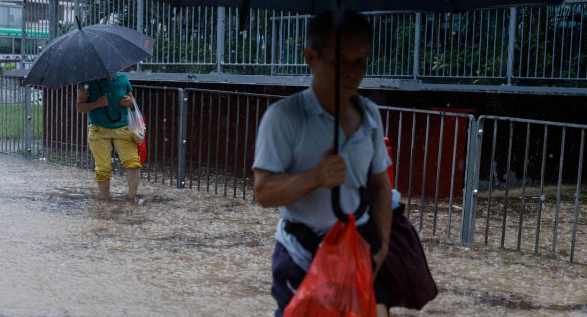 Desastre tras tifones en Asia. Foto: Reuters