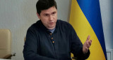 Mijailo Podoliak, asesor político de Volodímir Zelenski. Foto: REUTERS.