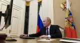 Vladimir Putin votó de manera online en las elecciones regionales de Rusia. Foto: EFE.