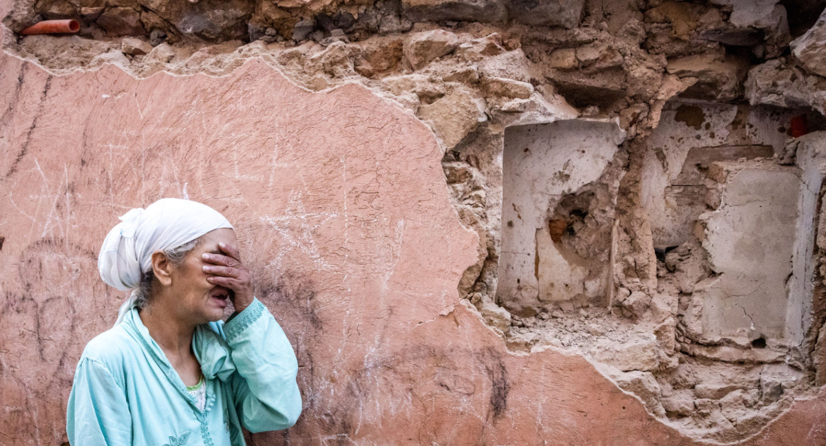 Terremoto en Marruecos. Foto: Télam