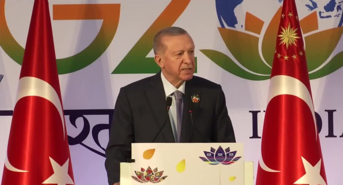 Erdogan, presidente de Turquía en el G20. Foto: Reuters.