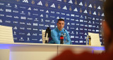 Lionel Scaloni en conferencia de prensa. Foto: Télam.