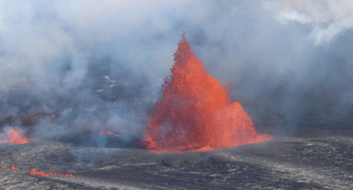 Volcán Kilauea. Foto: Reuters.