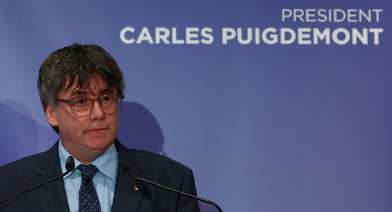 Carles Puigdemont, líder catalán. Foto: Reuters