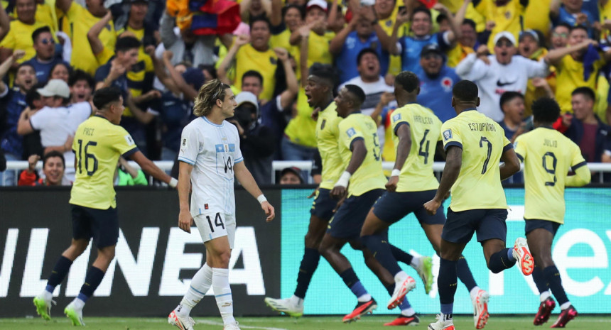 Eliminatorias 2026, Ecuador vs. Uruguay. Foto: EFE.