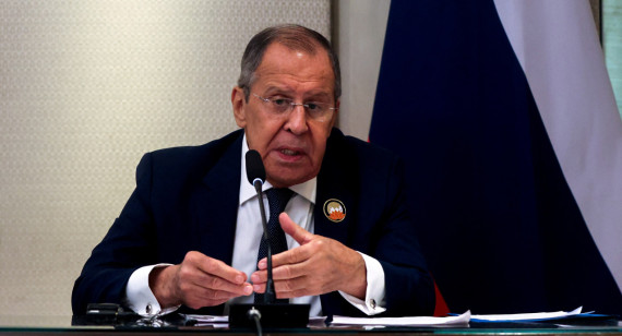 Ministro de Asuntos Exteriores de Rusia, Serguéi Lavrov. Foto: Reuters.