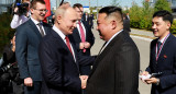 Cumbre entre Vladimir Putin y Kim Jong-un. Foto: Reuters.