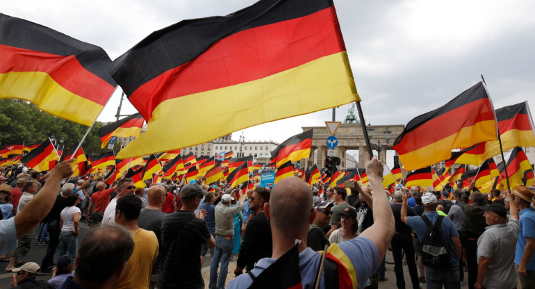 Simpatizantes de Alternativa para Alemania, AfD. Foto: NA.