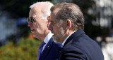 Hunter Biden y Joe Biden. Foto: Reuters