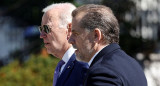 Hunter Biden y Joe Biden. Foto: Reuters