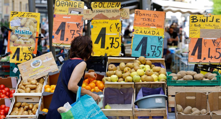 Inflación en Francia. Foto: Reuters
