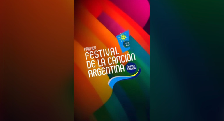 Primer Festival de la canción argentina. Foto: Prensa