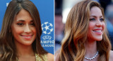 Anto Roccuzzo y Shakira. Fotos: NA.