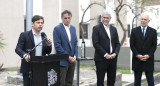 Axel Kicillof en Avellaneda. Foto: Telam.