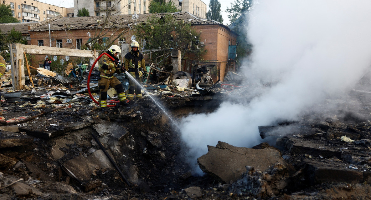 Ataque con misiles rusos en Ucrania. Foto: Reuters.