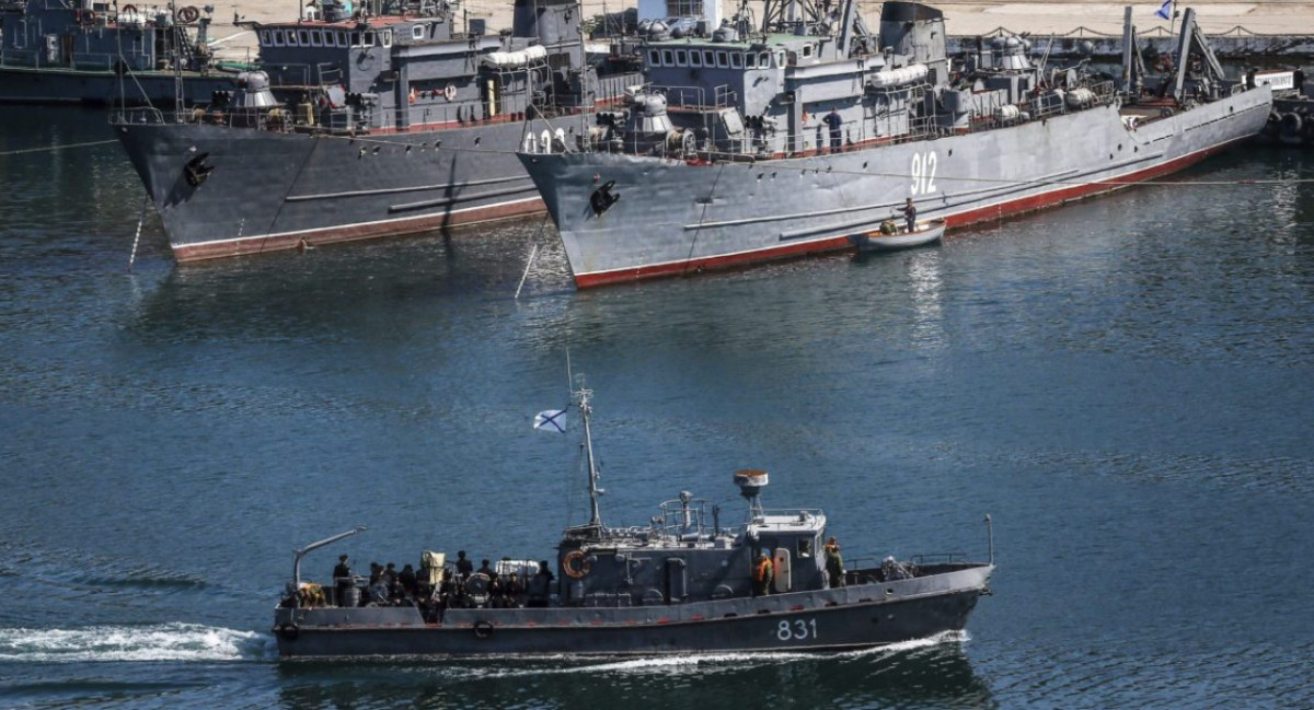 Flota rusa en el Mar Negro. Foto: EFE