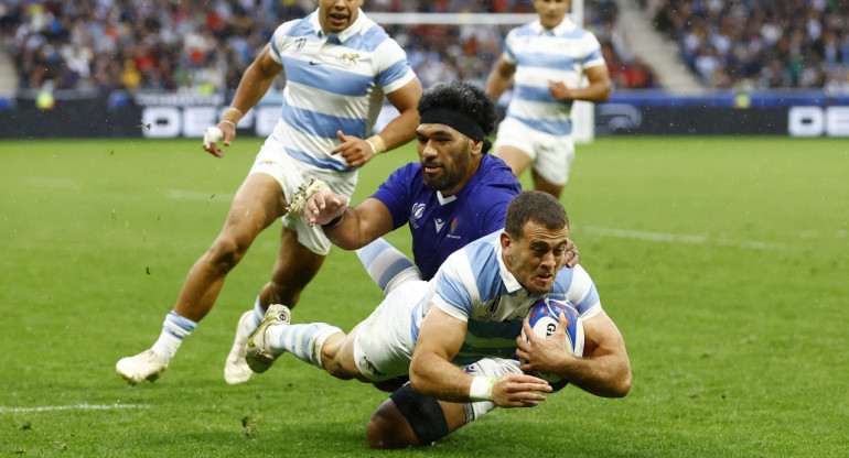 Mundial de Rugby Francia 2023, Los Pumas vs. Samoa. Foto: REUTERS.