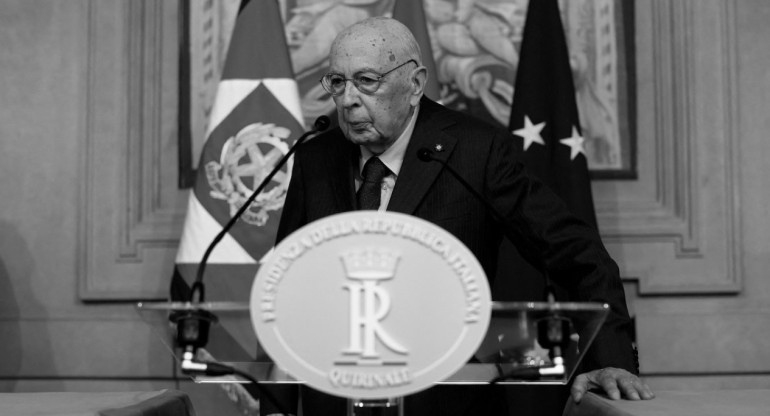 Giorgio Napolitano falleció a sus 98 años. Foto: Reuters.