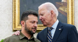 Volodimir Zelenski y Joe Biden. Foto: Reuters.