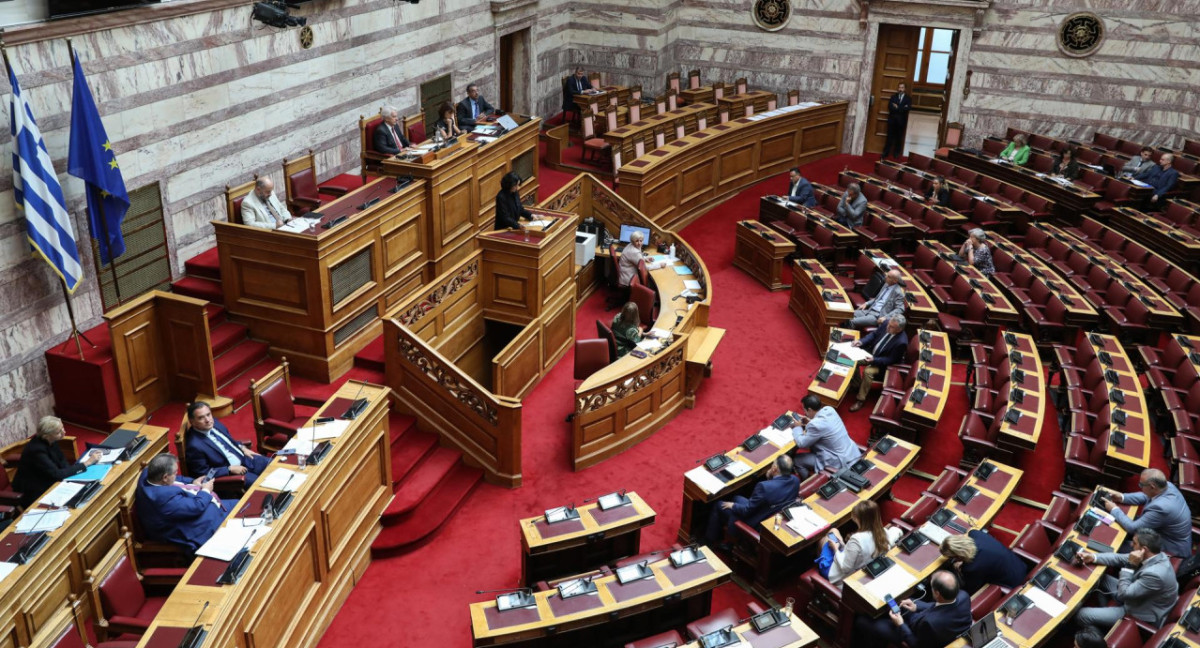 El Parlamento griego aprobó la nueva reforma laboral. Foto: EFE.