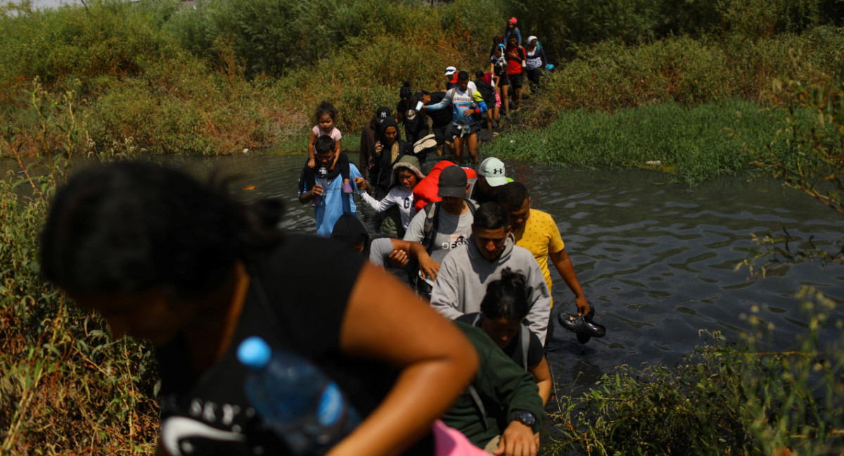 Migrantes en Ciudad Juárez. Foto: Reuters.