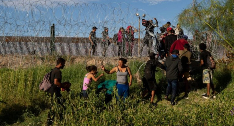 Migrantes ilegales en California. Foto: Reuters
