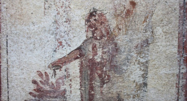 Las inscripciones figuran en el interior de la casa. Foto: Parco Archeologico di Pompei