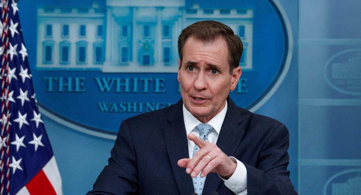 John Kirby, portavoz de la Casa Blanca. Foto: Reuters.