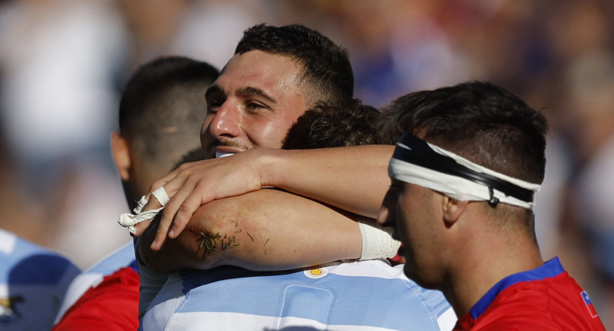 Mundial de Rugby Francia 2023, Los Pumas vs. Chile. Foto: REUTERS.