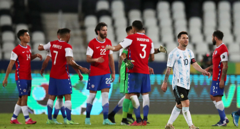 Selección Chile. Foto: Reuters
