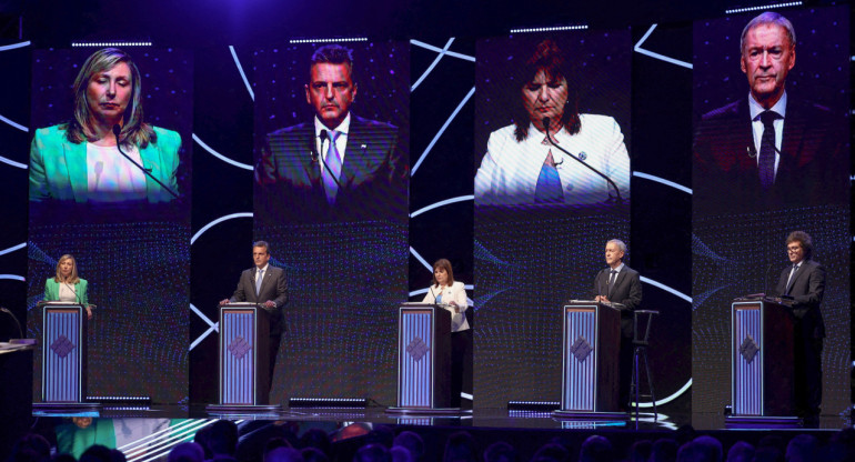 Debate presidencial. Foto: NA.