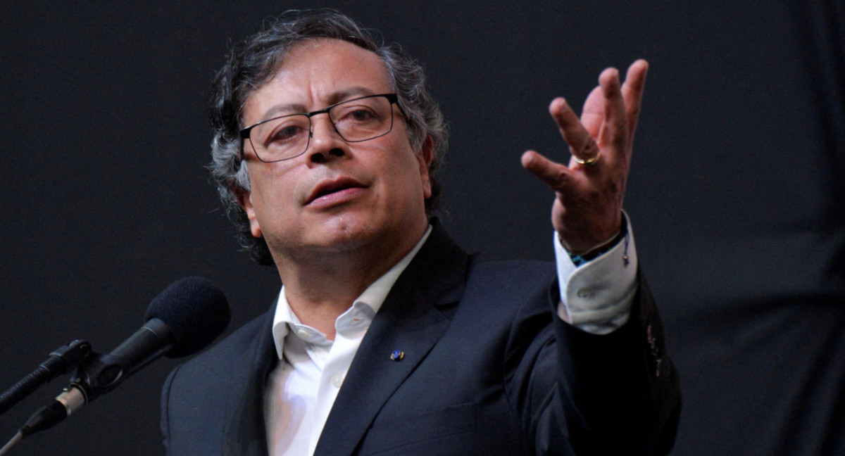 Gustavo Petro, presidente de Colombia. Foto: Reuters.