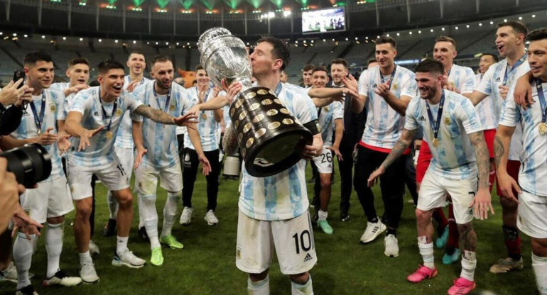 Argentina campeón de la Copa América. Foto: Télam