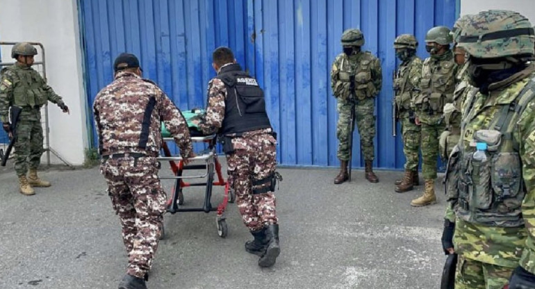 Muerte en la prisión de Ecuador. Foto: Twitter.