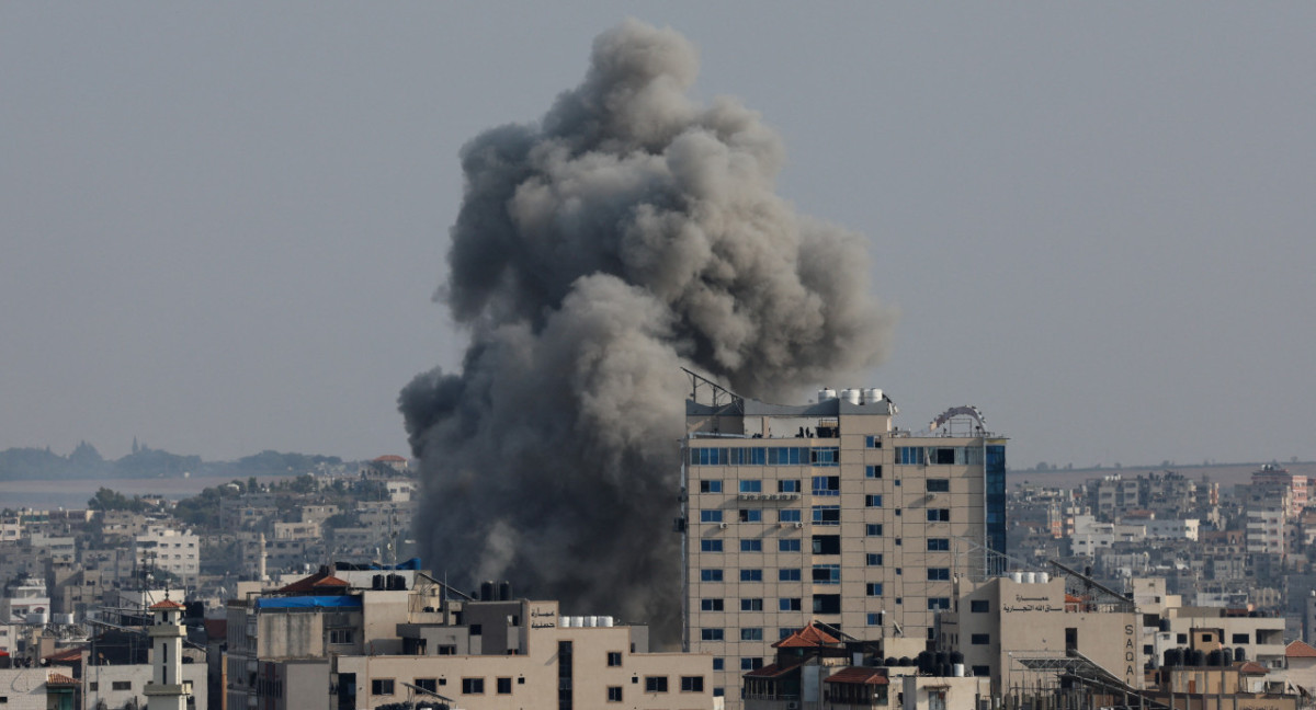 Ataque a la Franja de Gaza. Foto: Reuters.