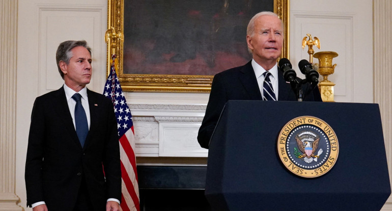 Joe Biden y Antony Blinken. Foto: Reuters.