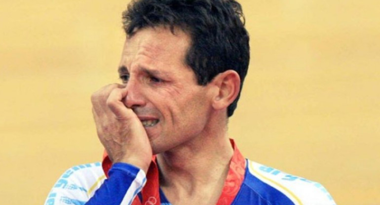 El exciclista olímpico Juan Curuchet. Foto: NA