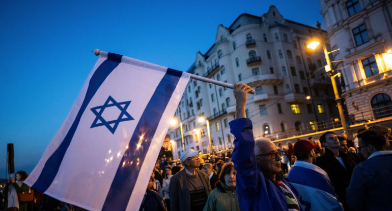 Marchas en apoyo a Israel. Foto: EFE