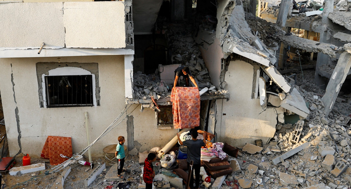 Guerra en Gaza, víctimas civiles. Foto: Reuters.