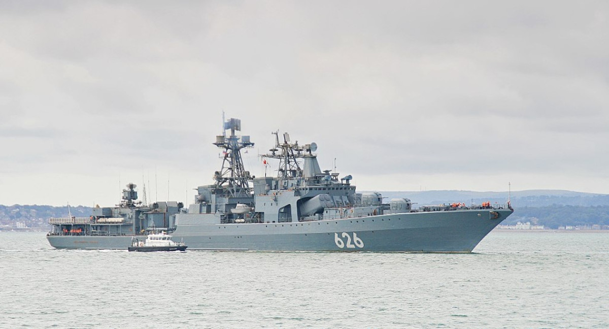Buque antisubmarino Vicealmirante Kulakov. Foto: Wikipedia.
